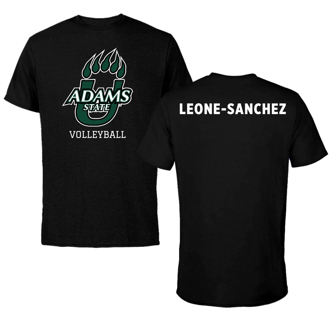 Adams State University Volleyball Black State Tee - Sierra Leone-Sanchez