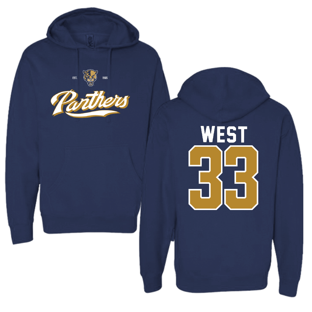 Florida International University Baseball Navy General Hoodie - #33 Brylan West