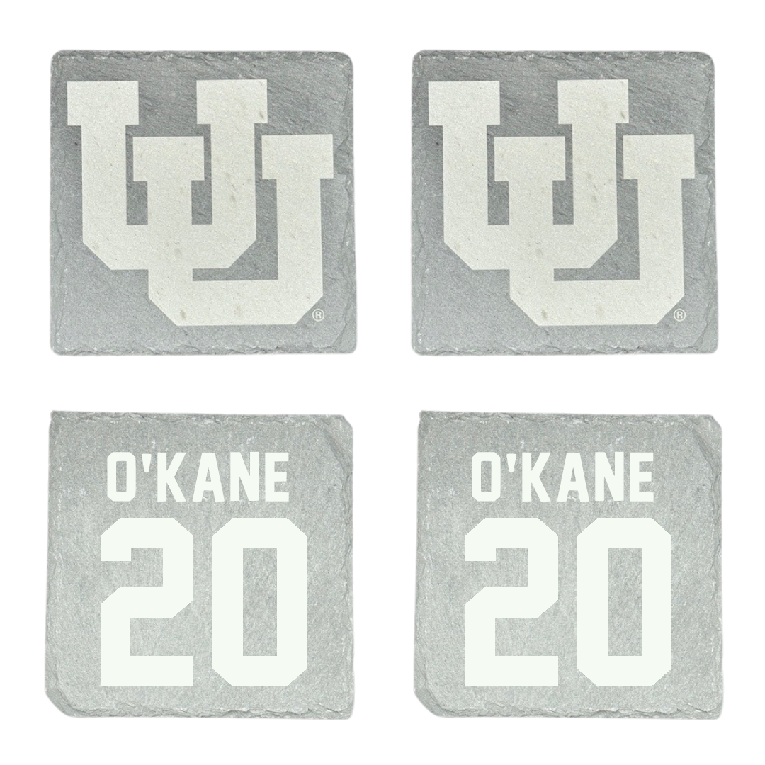 University of Utah Soccer Stone Coaster (4 Pack)  - #20 Katie O'Kane