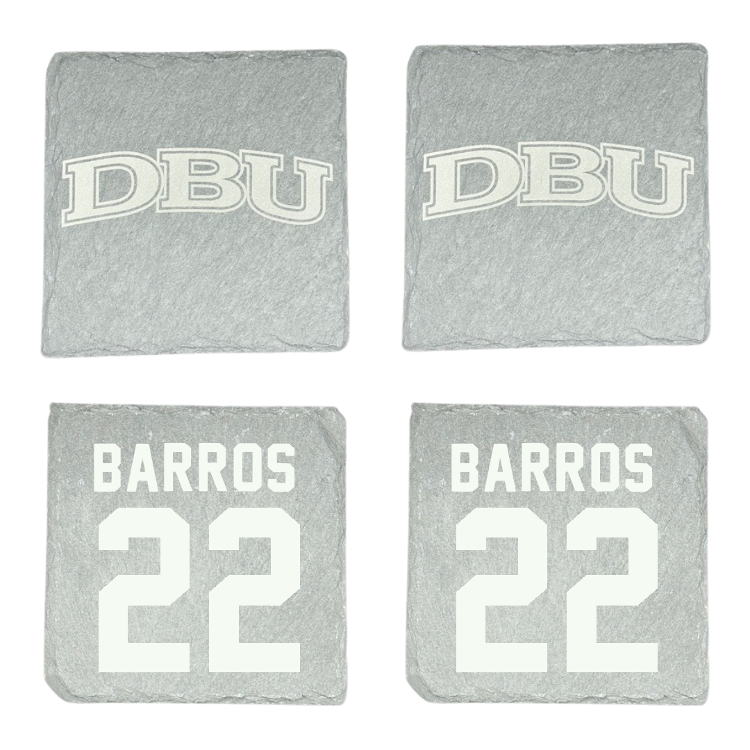 Dallas Baptist University Soccer Stone Coaster (4 Pack)  - #22 Nicolas Barros