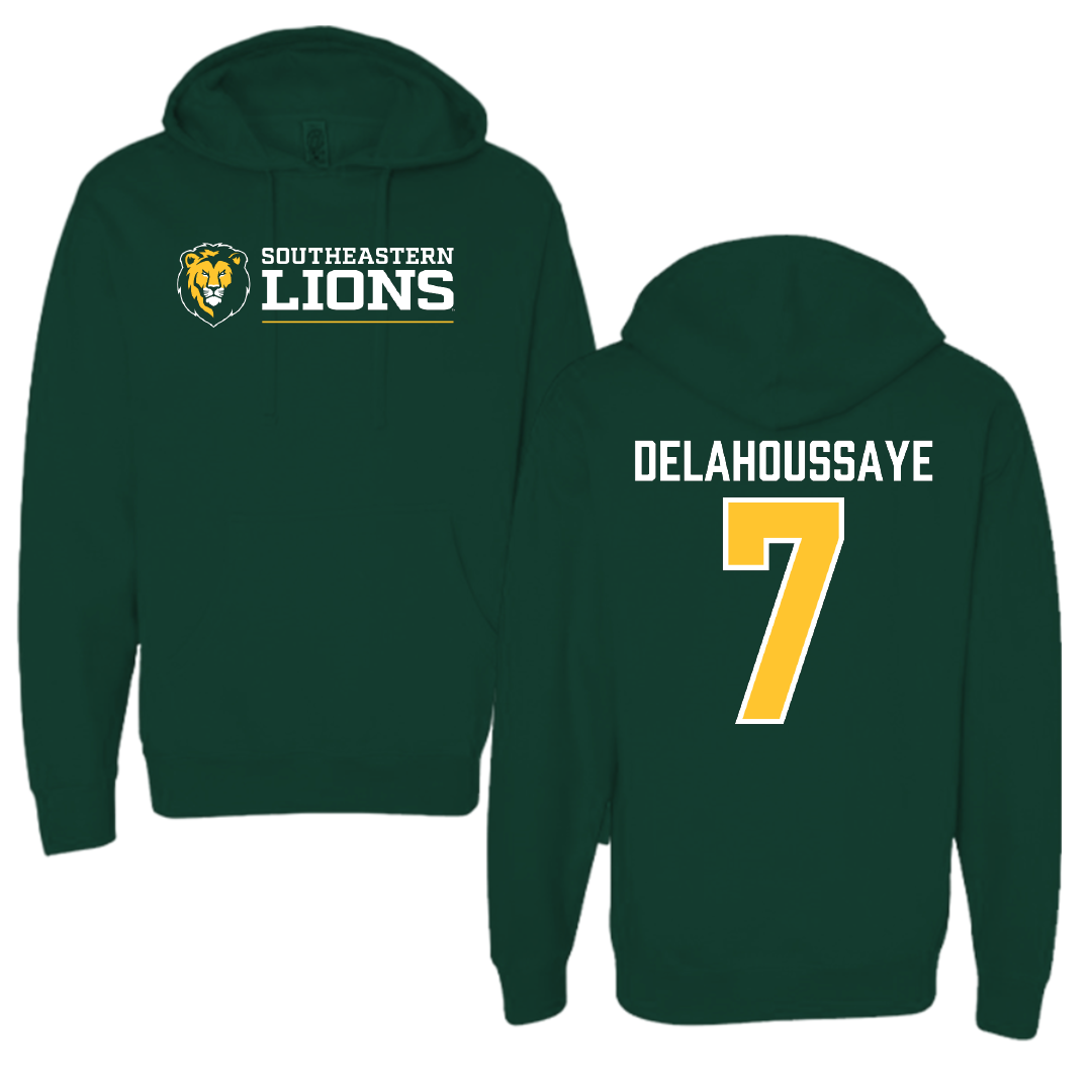 Southeastern Louisiana University Football Forest Green Hoodie - #7 Blayne Delahoussaye