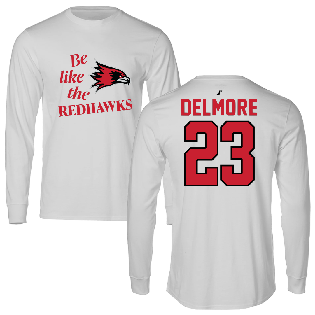 Southeast Missouri State University Football Light Gray Be Like Us Performance Long Sleeve - #23 DJ Delmore