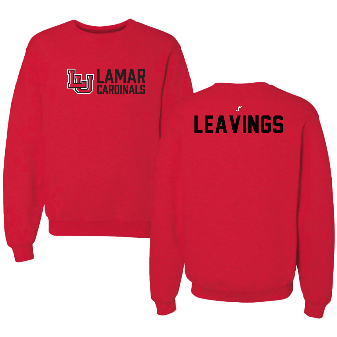 Lamar University Cheer Red General Crewneck - Shelby Leavings