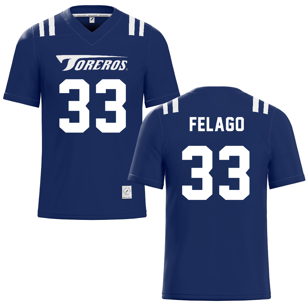 University of San Diego Navy Football Jersey - #33 Nick Felago