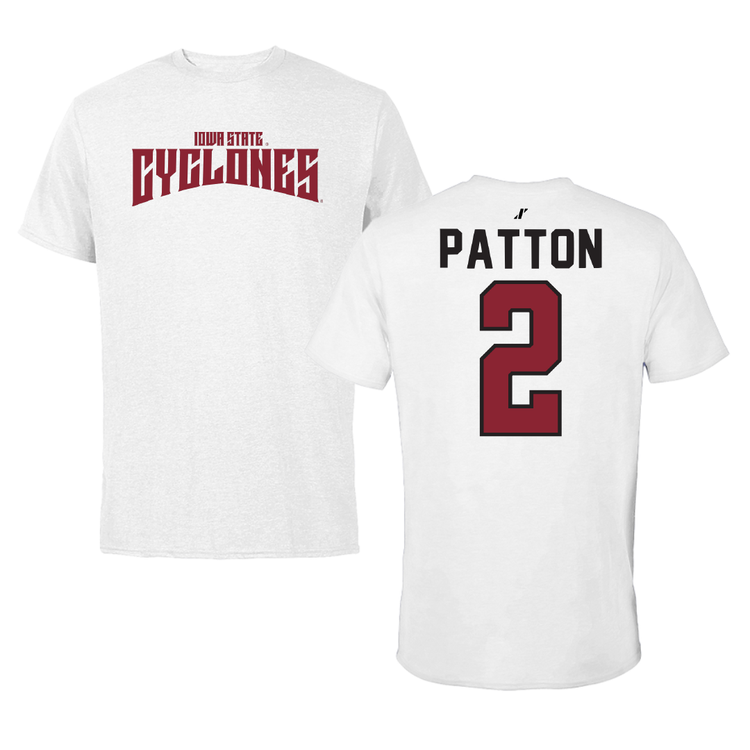 Iowa State University Football White Classic Performance Tee - #2 Jamison Patton