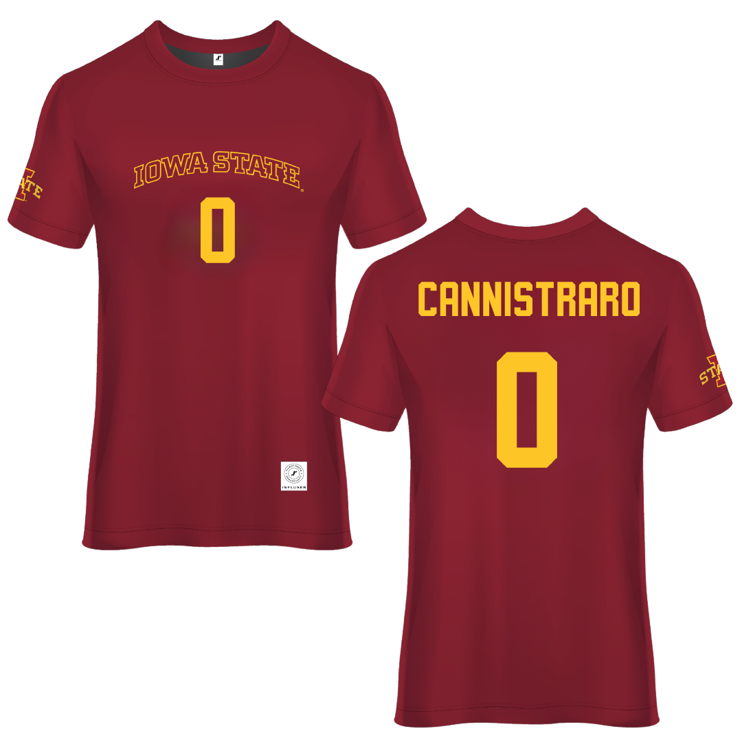 Iowa State University Cardinal Soccer Jersey - #0 Kasey Cannistraro