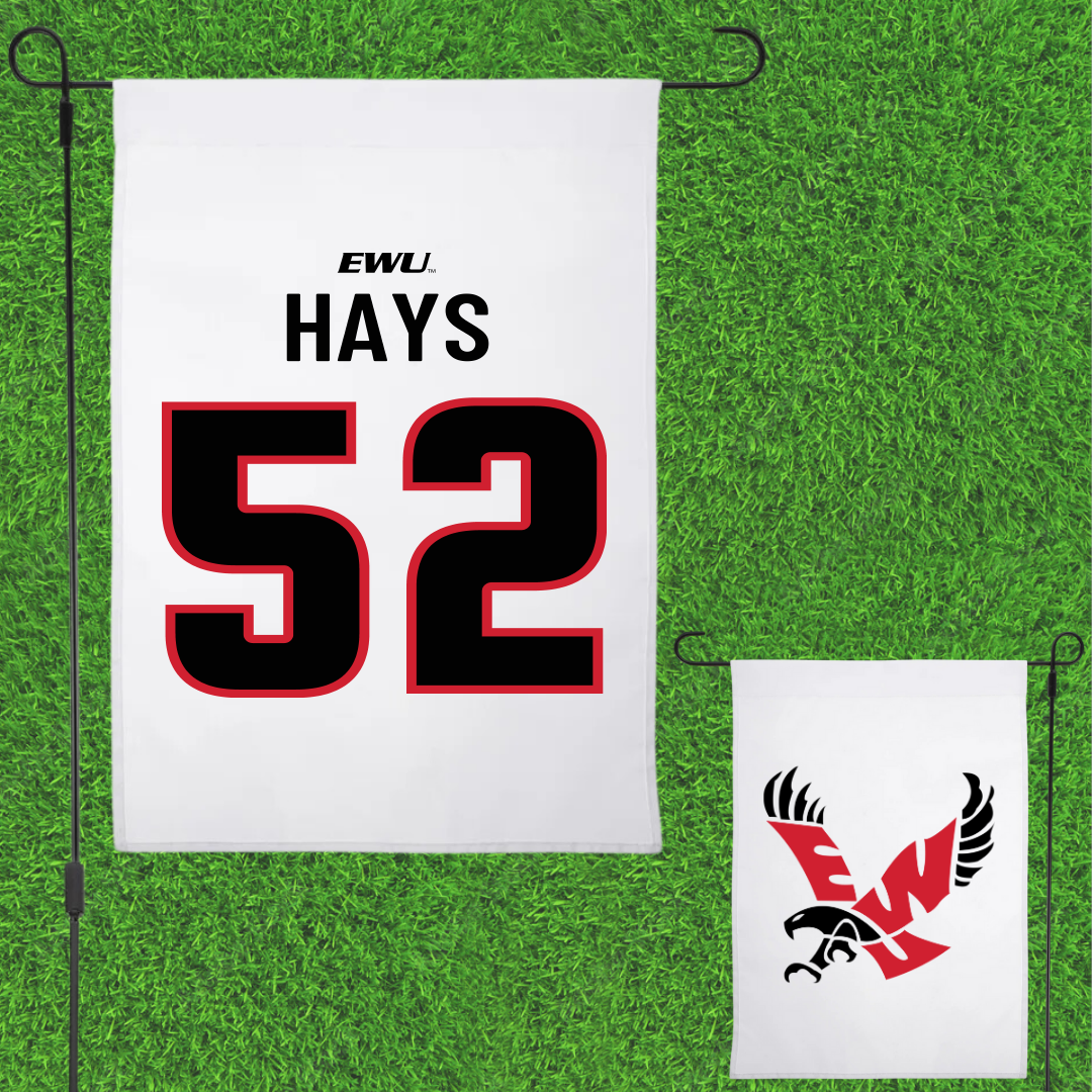 Eastern Washington University Basketball White Garden Flag - #52 Bella Hays