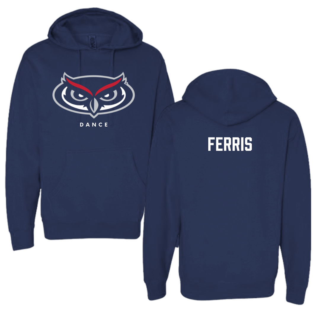 Florida Atlantic University Dance Navy Mascot Hoodie - Caroline Ferris