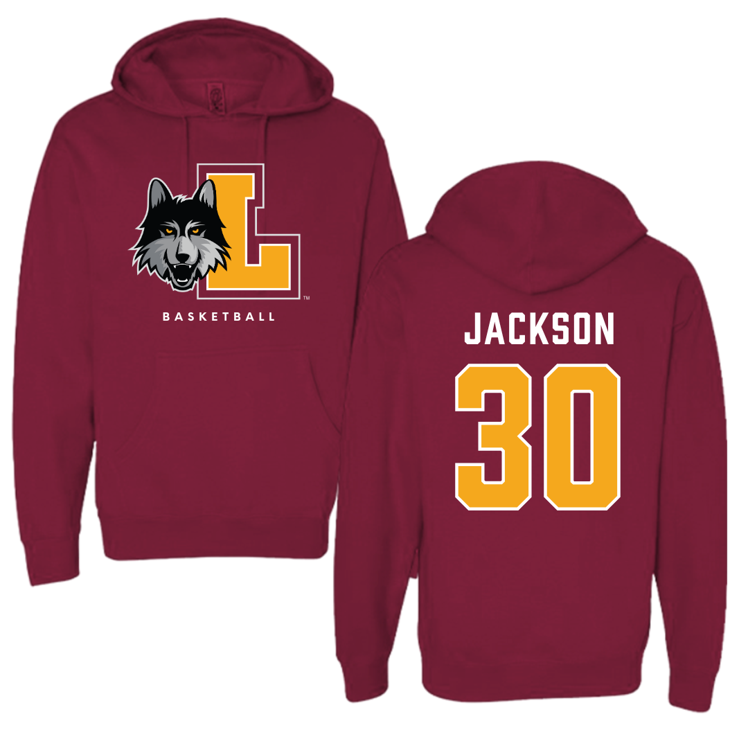Loyola University-Chicago Basketball Maroon Hoodie - #30 Destiny Jackson