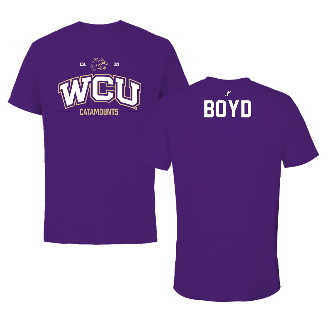 Western Carolina University TF and XC Purple General Tee - Imani Boyd