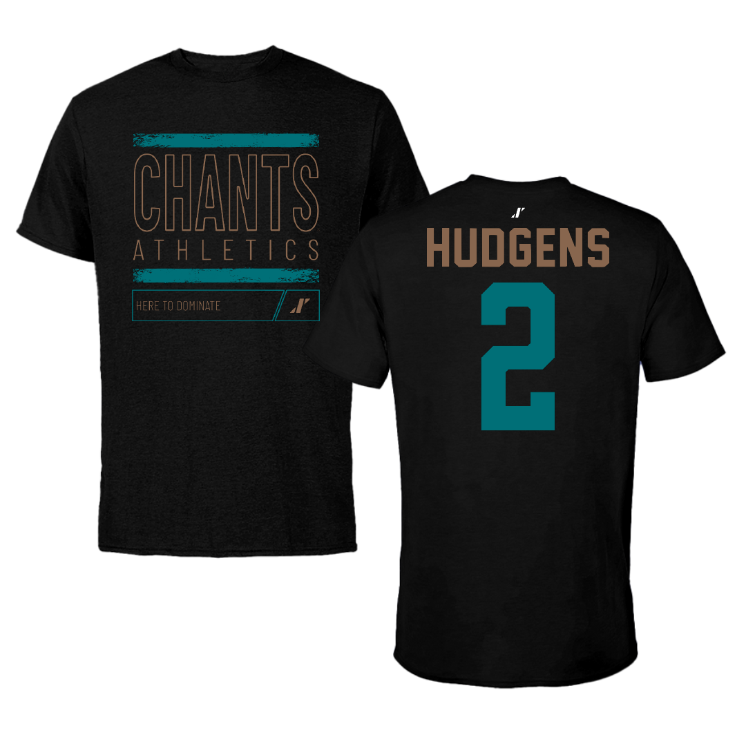 Coastal Carolina University Softball Black Dominate Tee - #2 Clara Hudgens