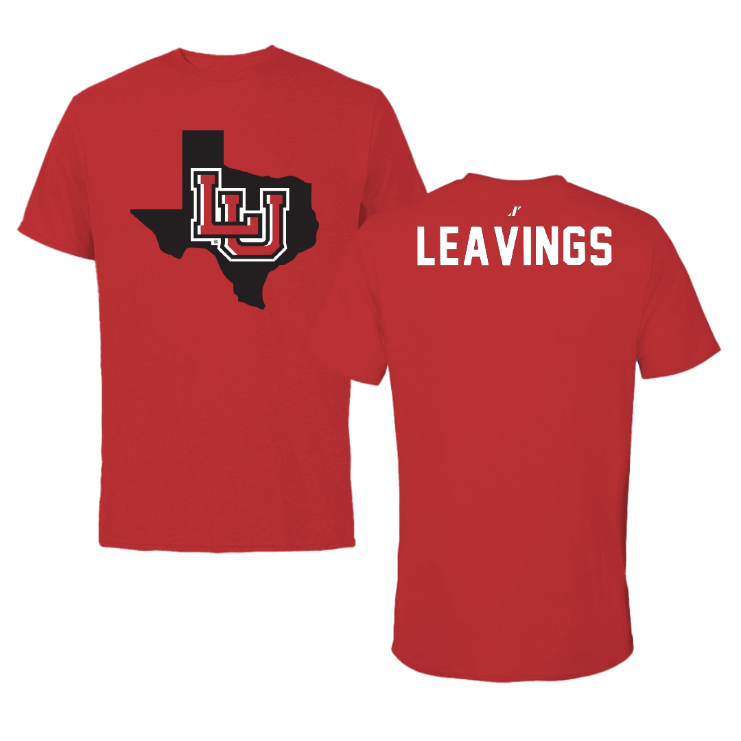 Lamar University Cheer Red State Tee - Shelby Leavings