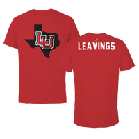 Lamar University Cheer Red State Tee - Shelby Leavings