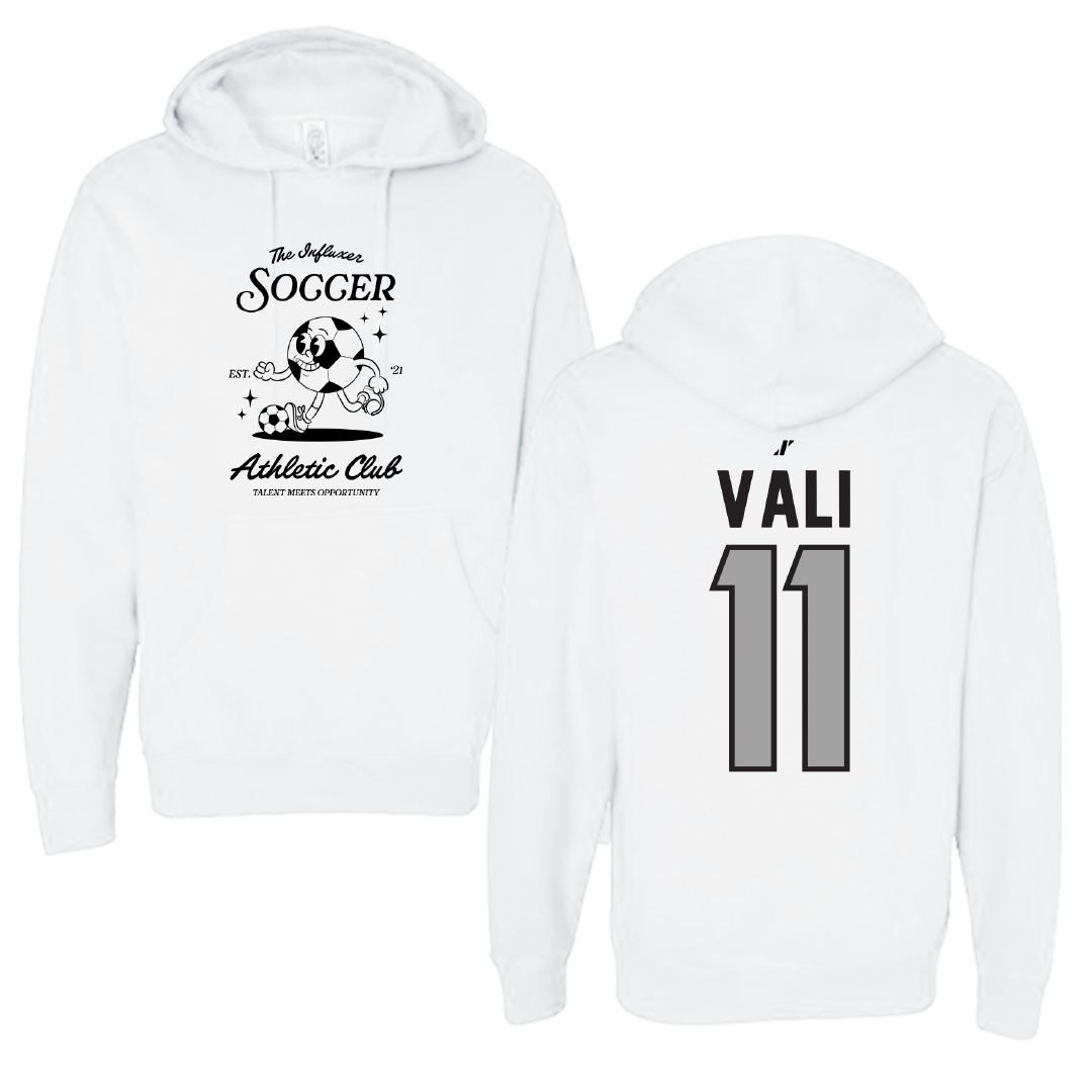 Soccer White Influxer Athletic Club Hoodie - #11 Addison Vali