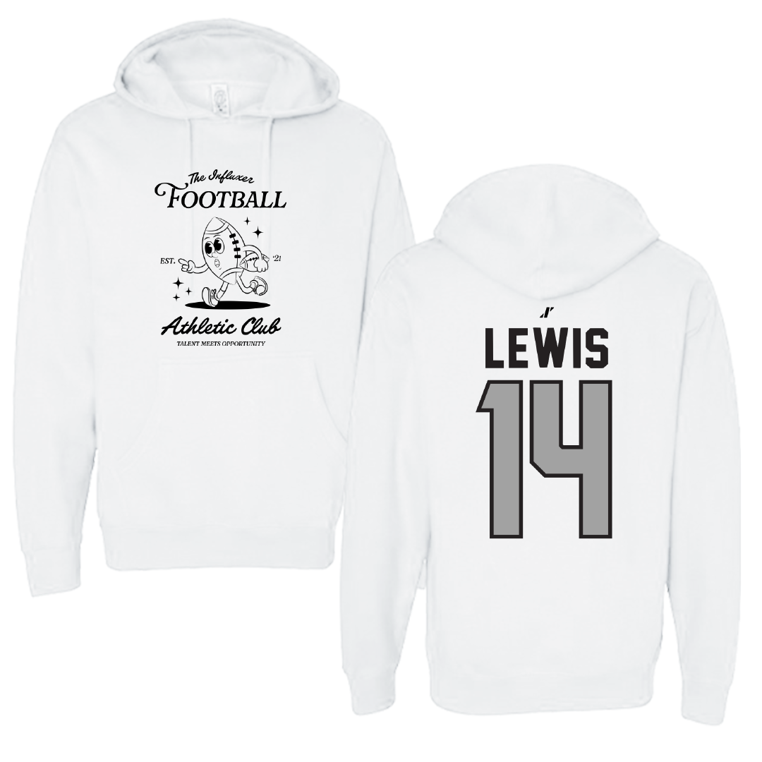 Football White Influxer Athletic Club Hoodie - #14 Christian Lewis