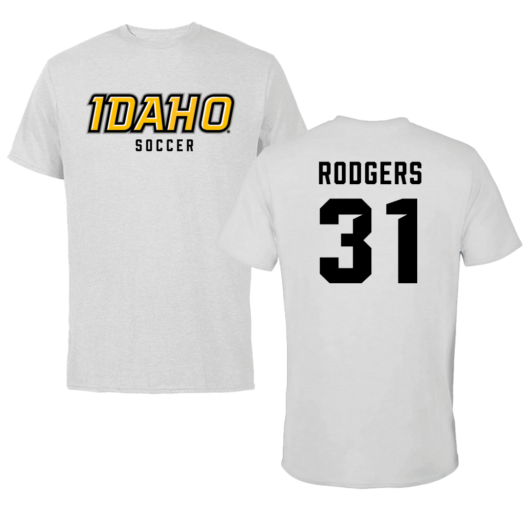 University of Idaho Soccer Gray Performance Tee - #31 Sara Rodgers