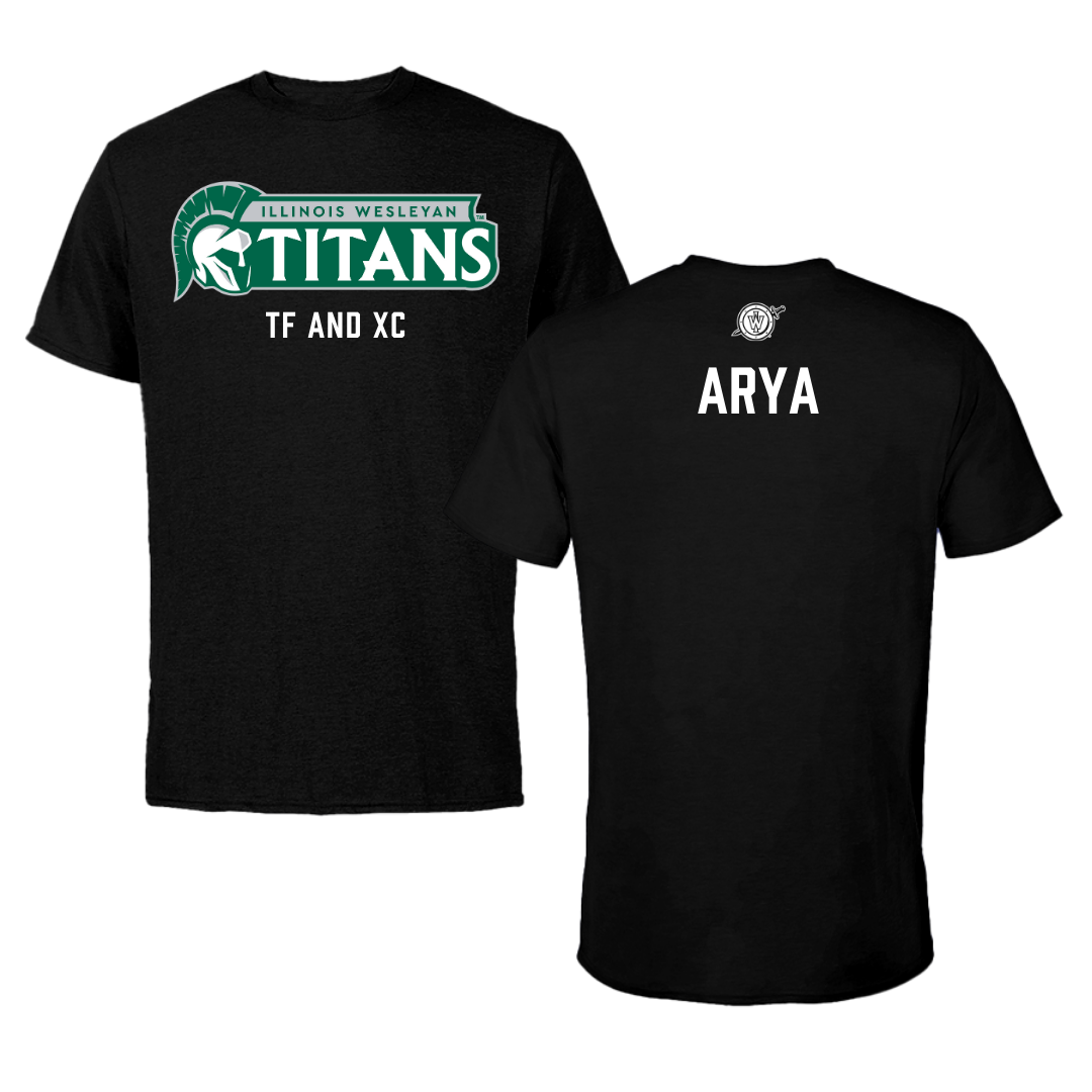 Illinois Wesleyan University TF and XC Black Tee - Justin Arya