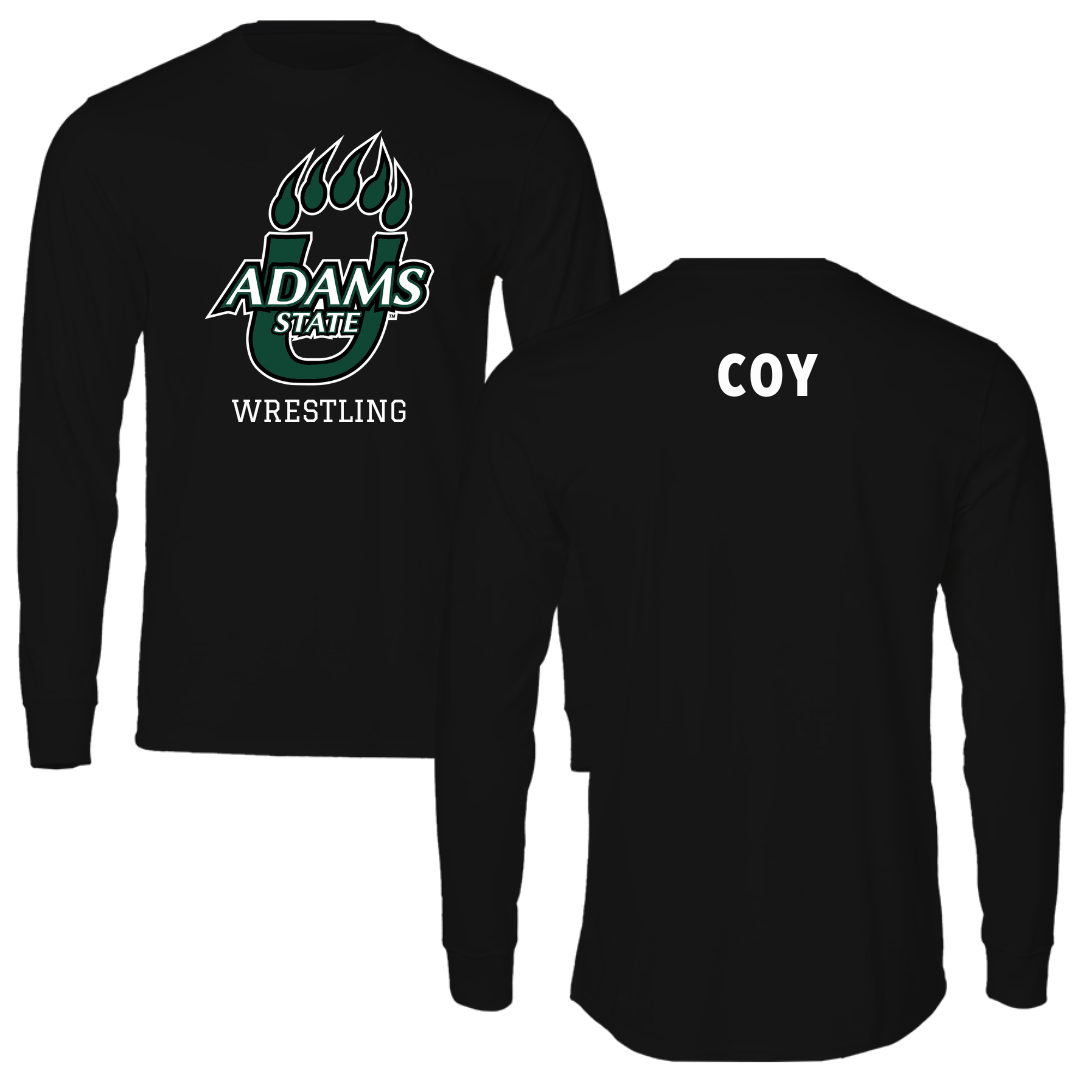 Adams State University Wrestling Black State Long Sleeve - Greg Coy