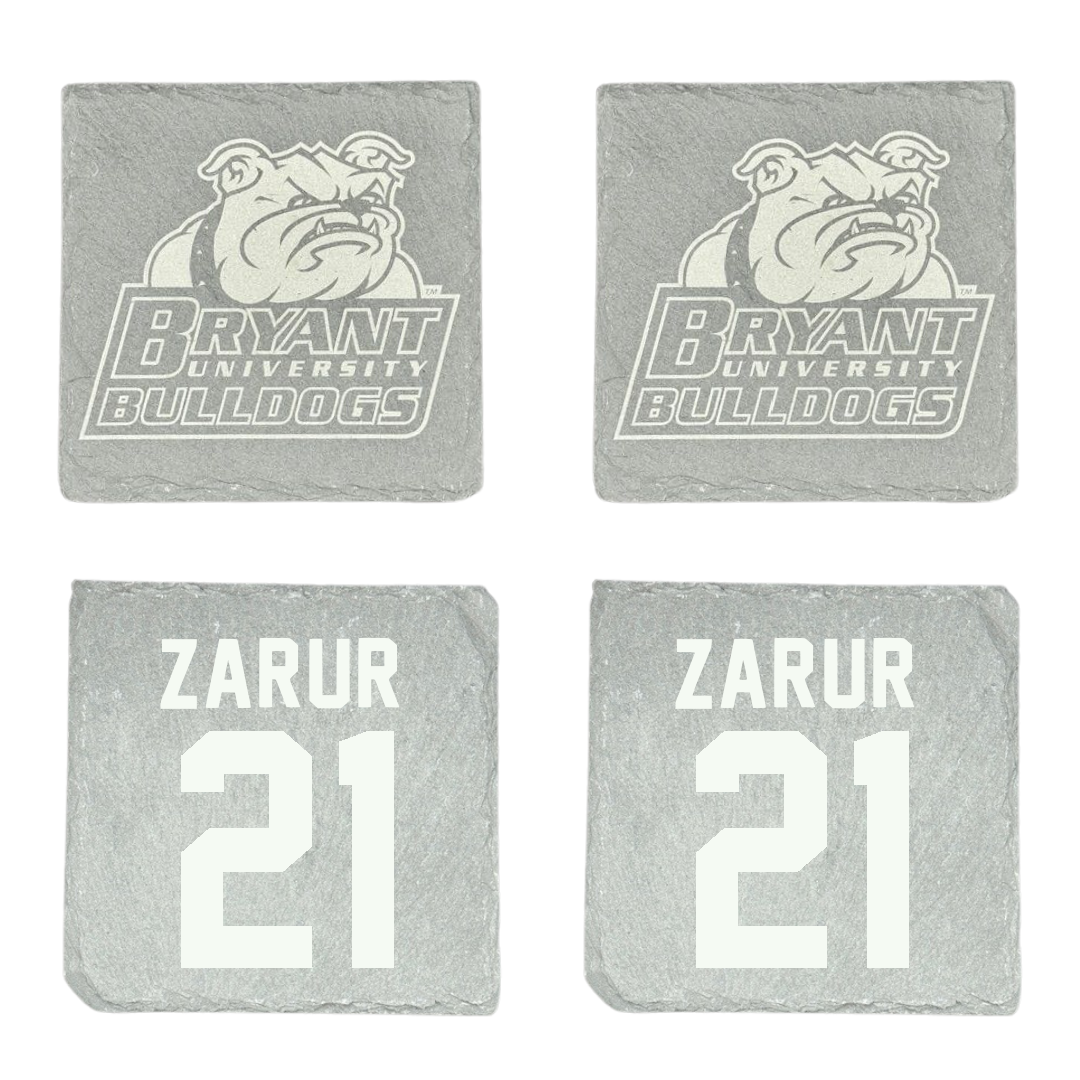 Bryant University Football Stone Coaster (4 Pack)  - #21 Antonio Zarur