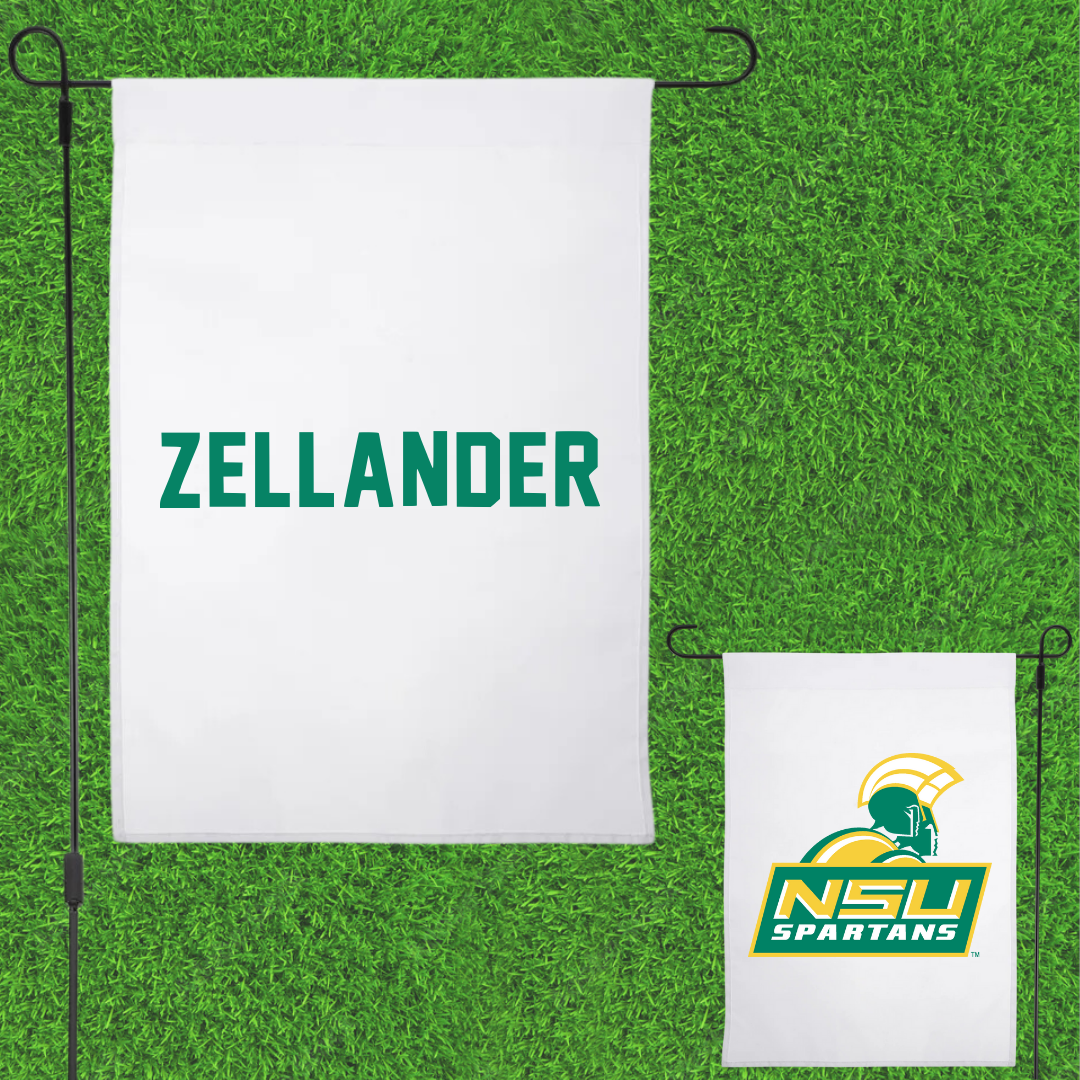 Norfolk State University TF and XC White Garden Flag - Jeremiah Zellander