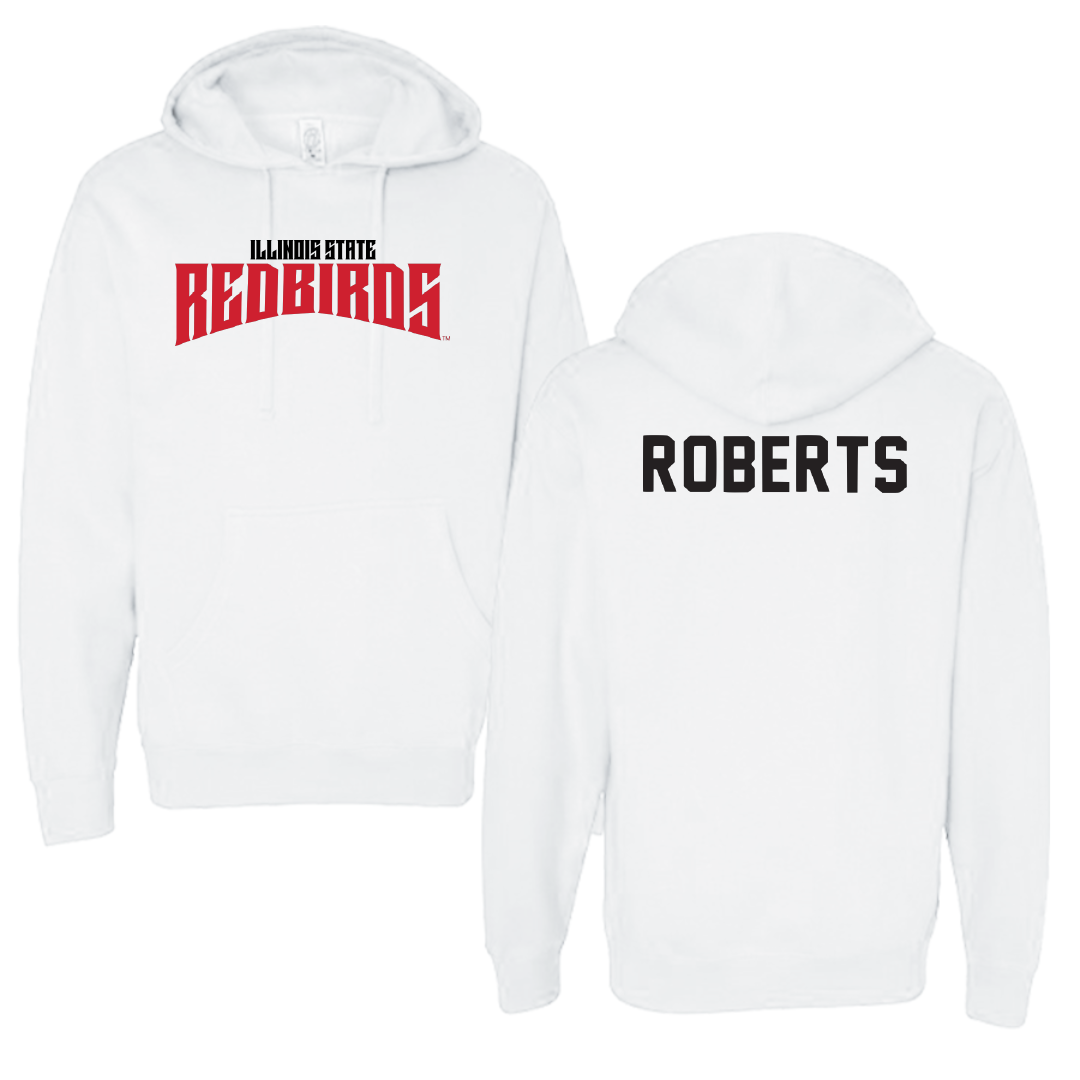 Illinois State University Track and Field White Classic Hoodie - Windsor Roberts