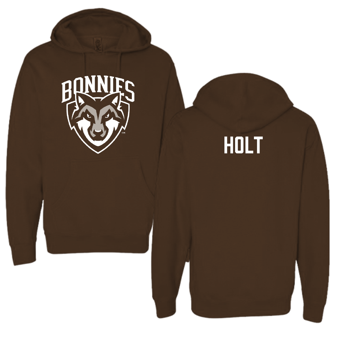 St. Bonaventure University TF and XC Brown Hoodie - Aiden Holt