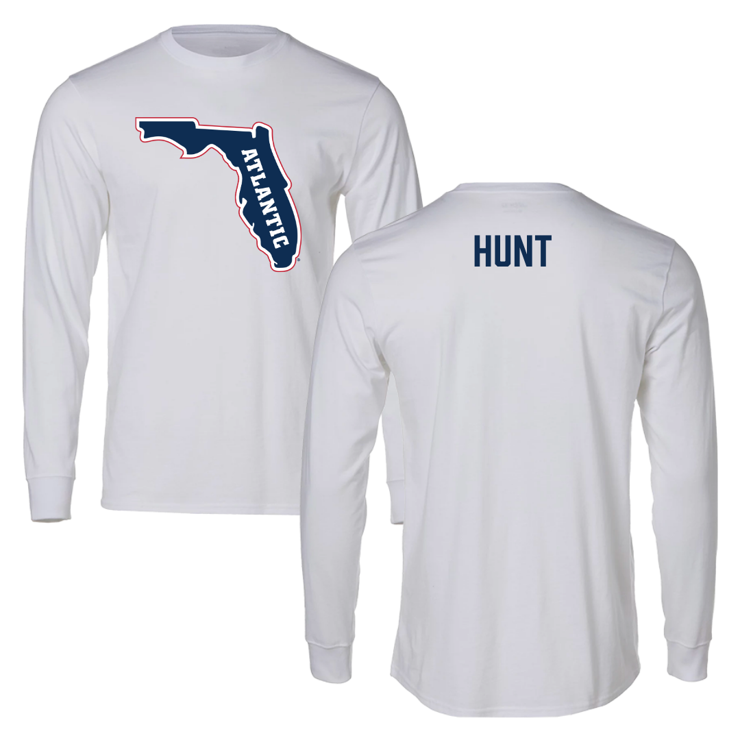 Florida Atlantic University Cheer White Performance Long Sleeve - Lola Hunt