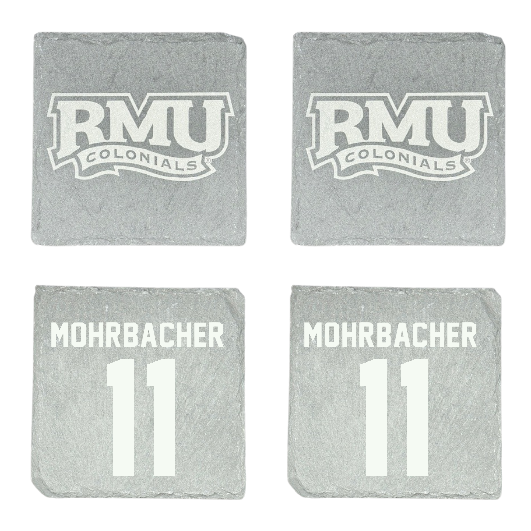 Robert Morris University Soccer Stone Coaster (4 Pack)  - #11 Renae Mohrbacher