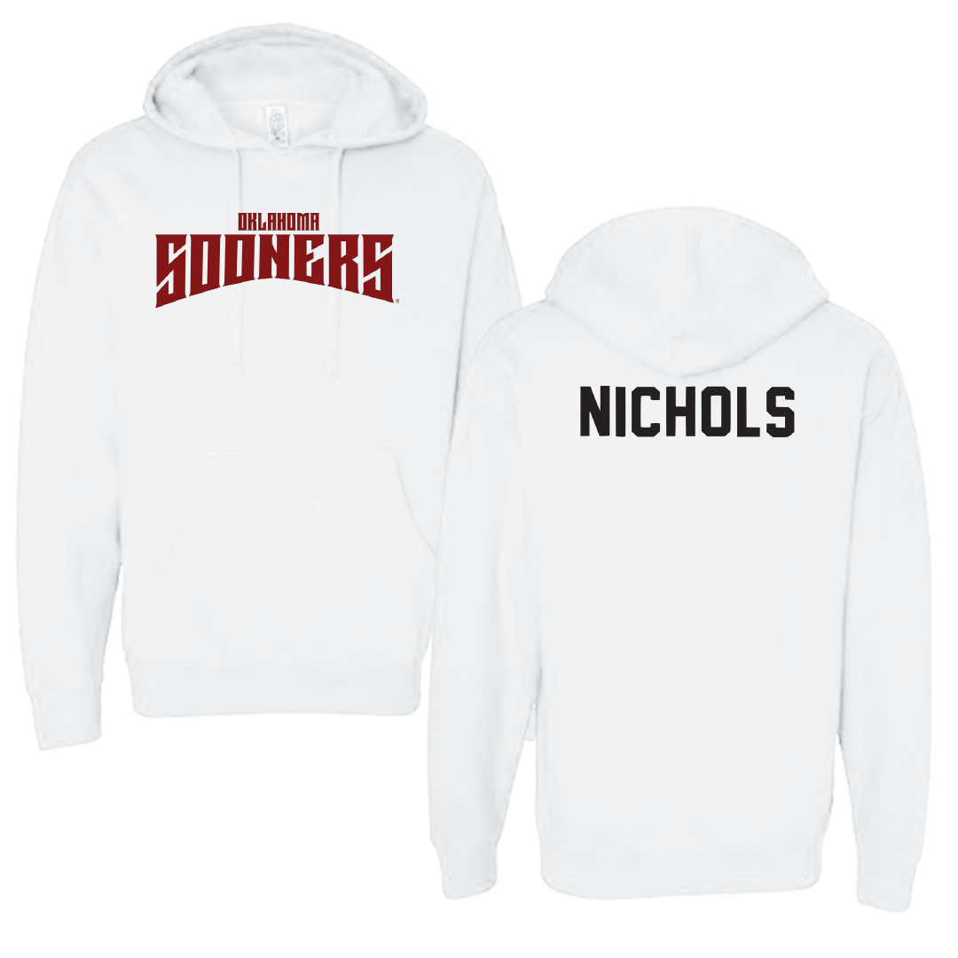 University of Oklahoma Wrestling White Classic Hoodie - Ryan Nichols