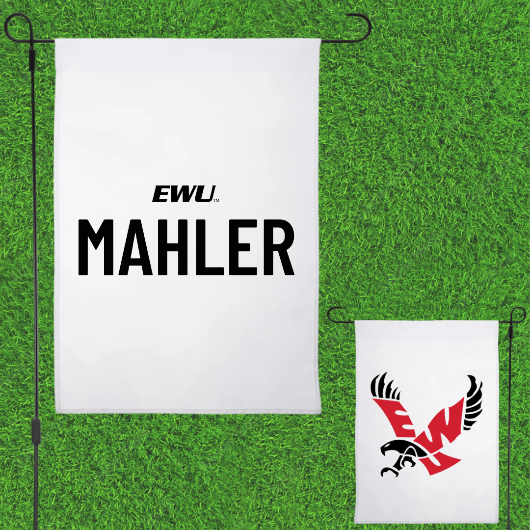 Eastern Washington University Golf White Garden Flag - Brooke Mahler