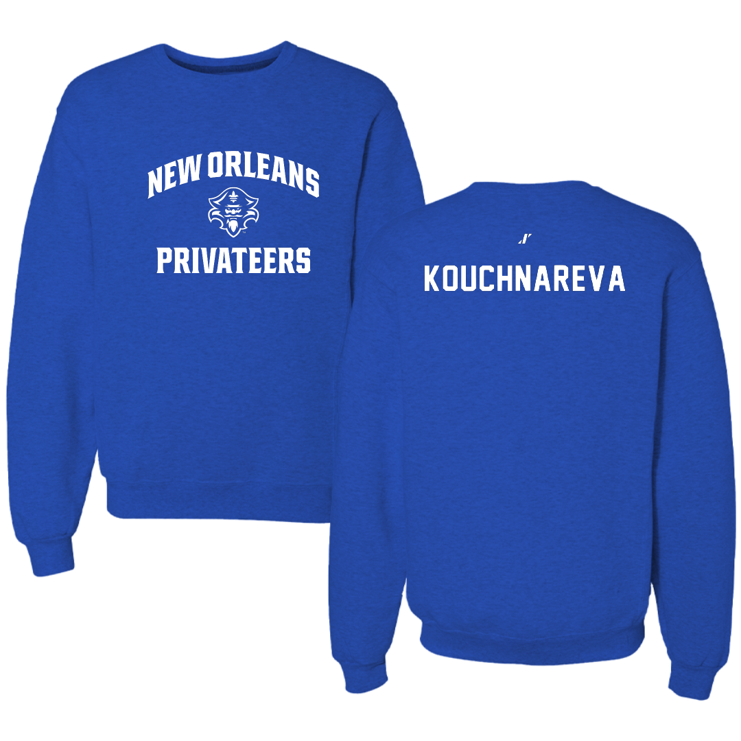 University of New Orleans Tennis Blue General Crewneck - Anastassia Kouchnareva