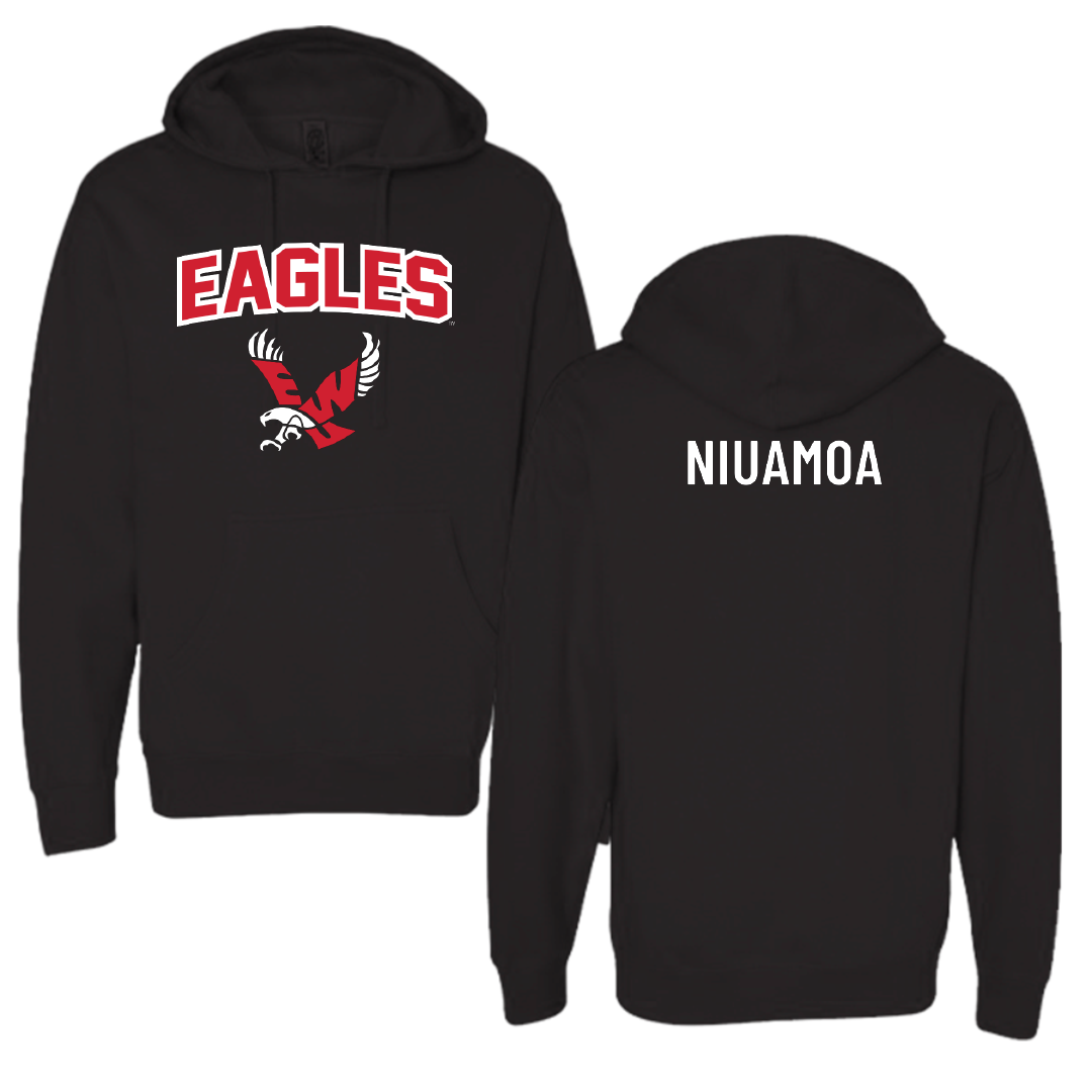 Eastern Washington University TF and XC Black Hoodie - JJ Niuamoa