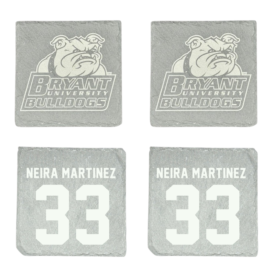 Bryant University Basketball Stone Coaster (4 Pack)  - #33 Marta Neira Martinez
