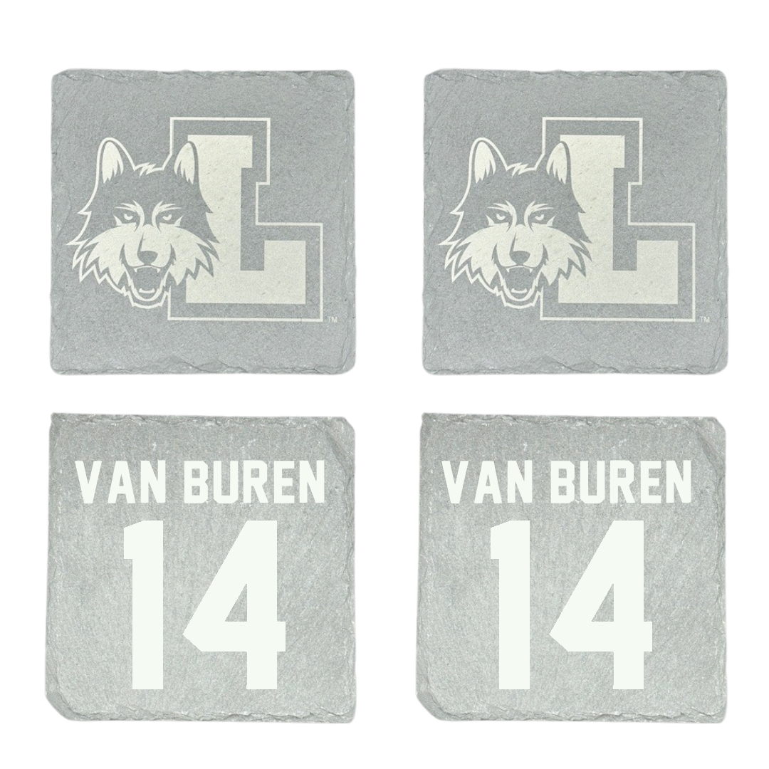 Loyola University-Chicago Volleyball Stone Coaster (4 Pack)  - #14 Parker Van Buren