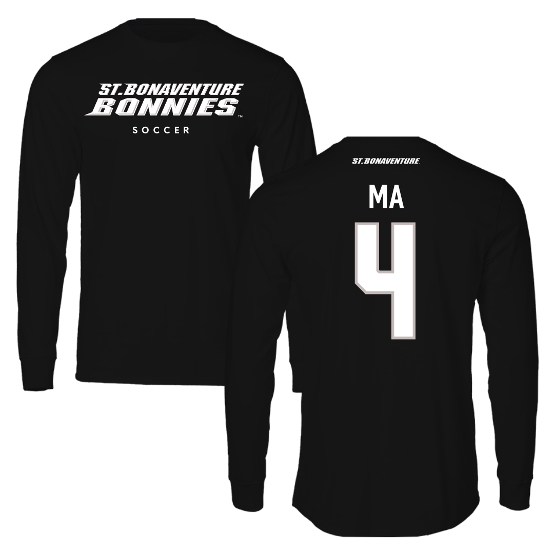 St. Bonaventure University Soccer Black Long Sleeve - #4 Lilly Ma