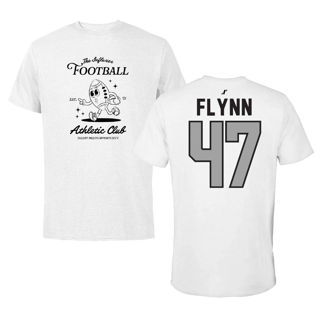 Football White Influxer Athletic Club Tee - #47 Mack Flynn