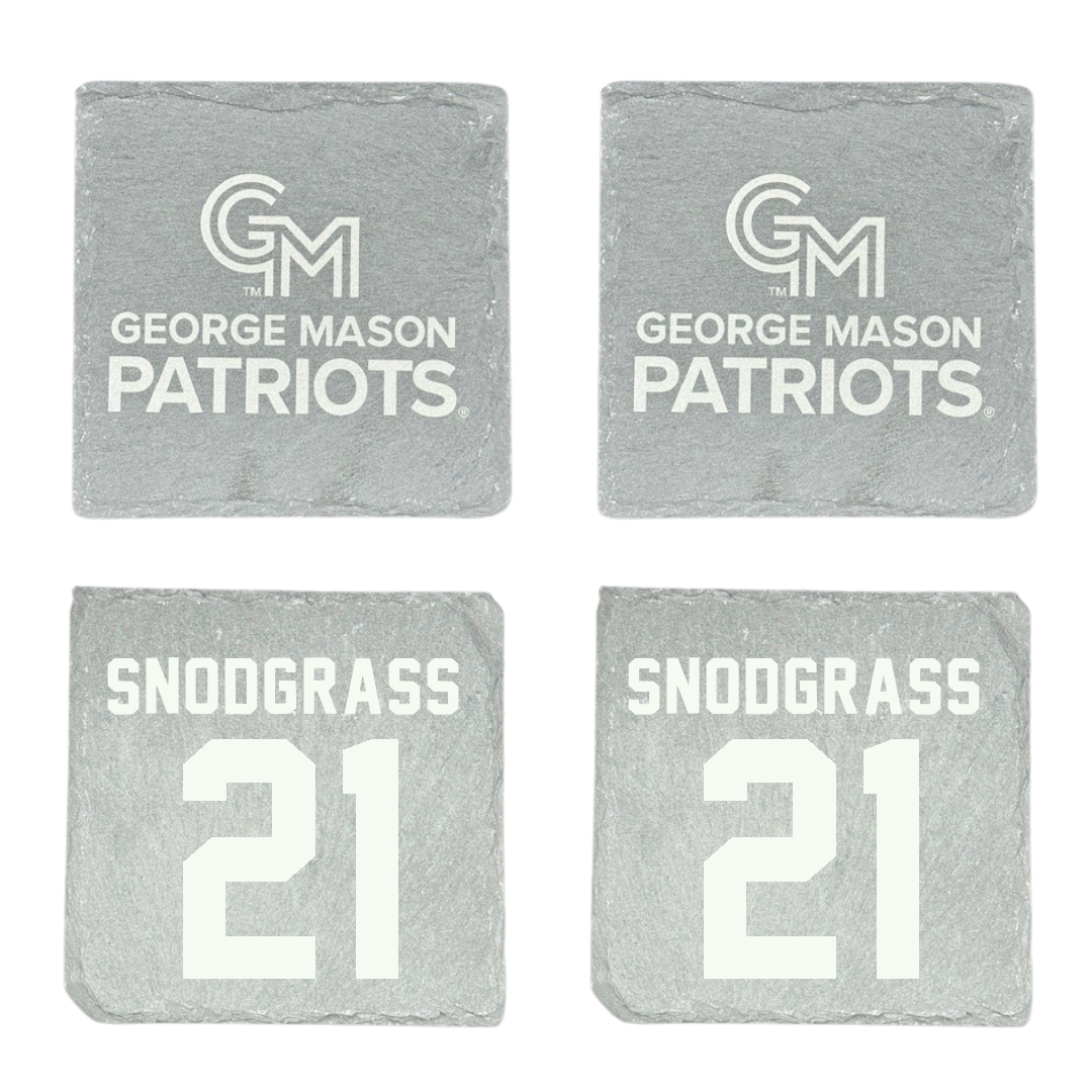 George Mason University Volleyball Stone Coaster (4 Pack)  - #21 Evan Snodgrass