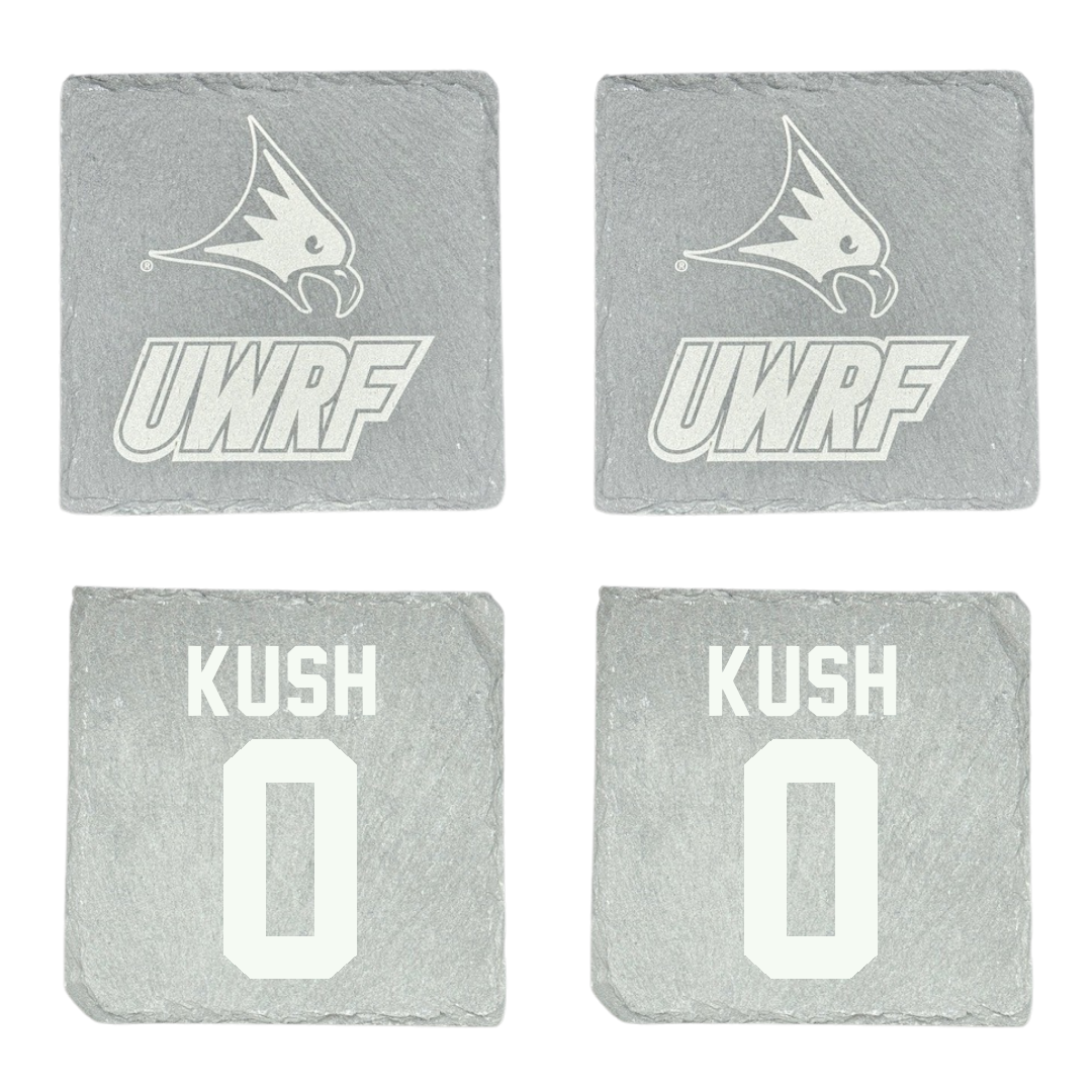 University of Wisconsin-River Falls Football Stone Coaster (4 Pack)  - #0 Luke Kush
