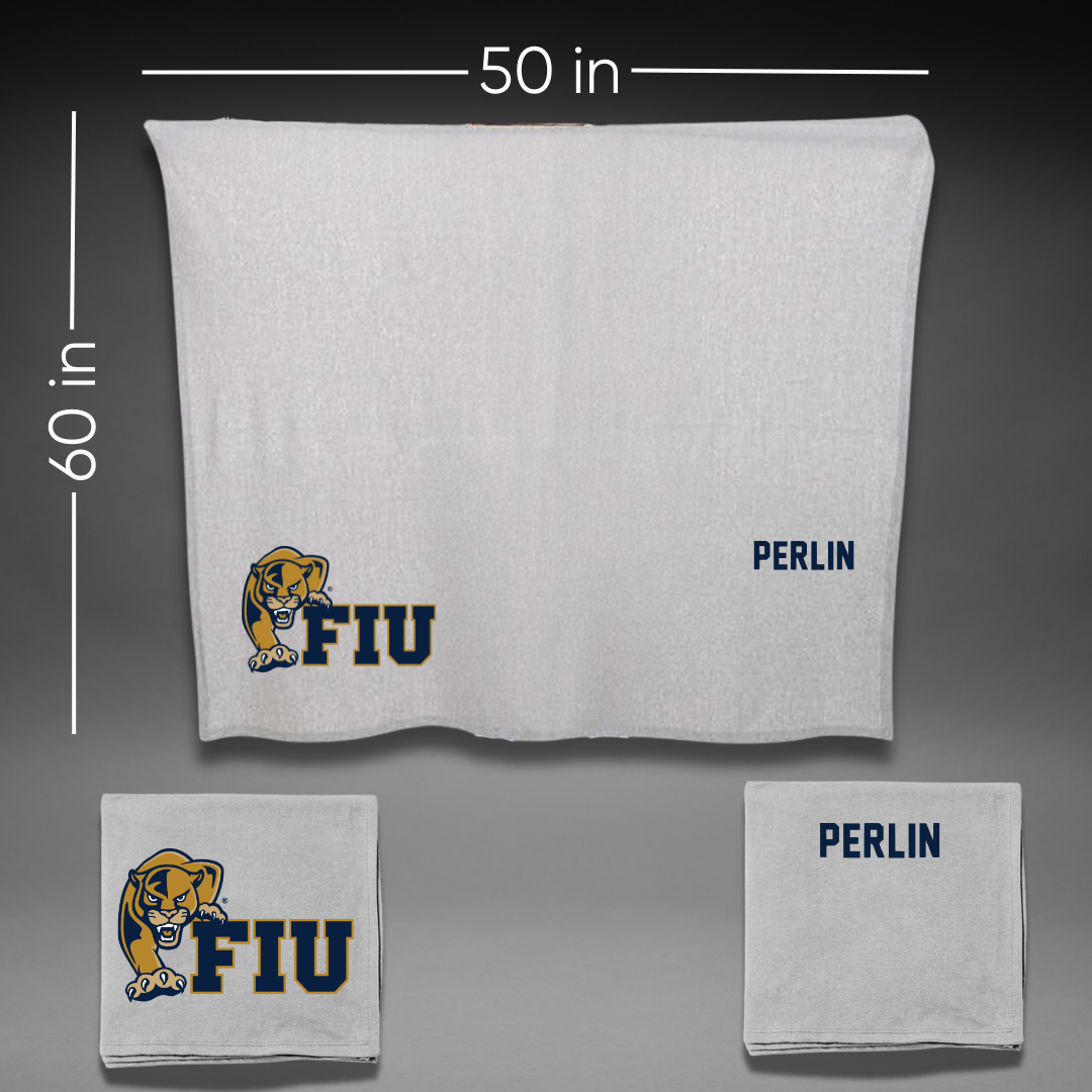 Florida International University TF and XC Gray Blanket - Jeremy Perlin