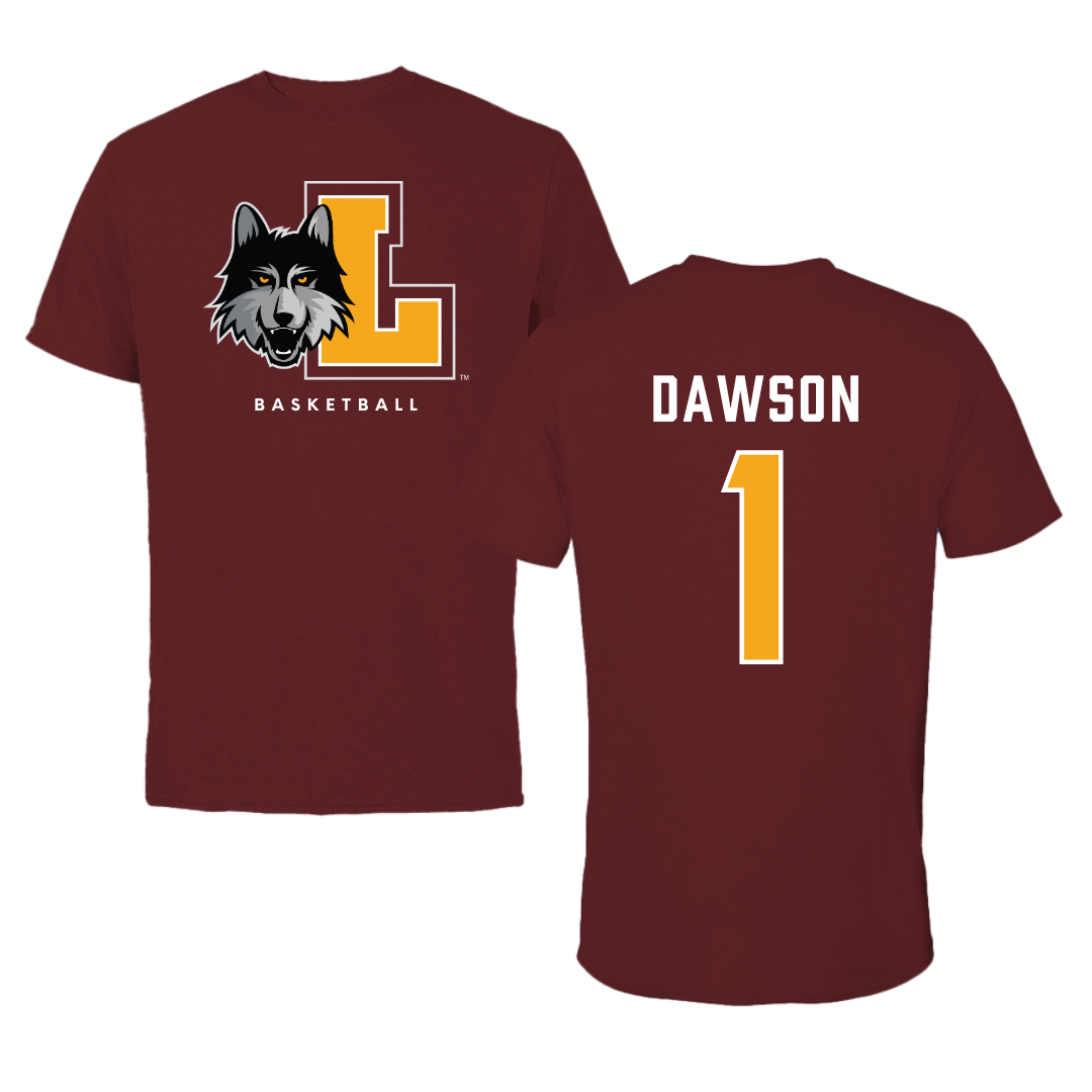 Loyola University-Chicago Basketball Maroon Mascot Performance Tee - #1 Jayden Dawson