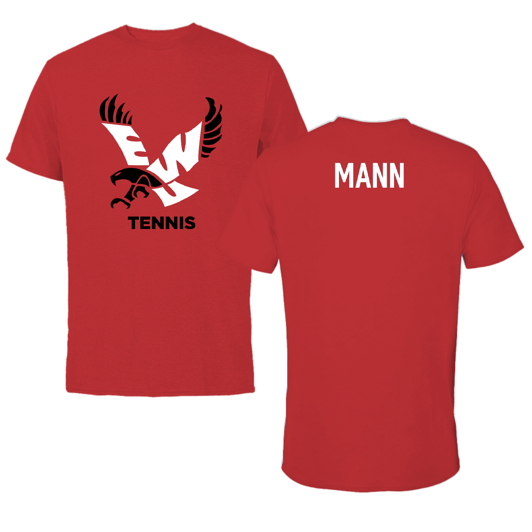 Eastern Washington University Tennis Red Tee - Kenzington Mann