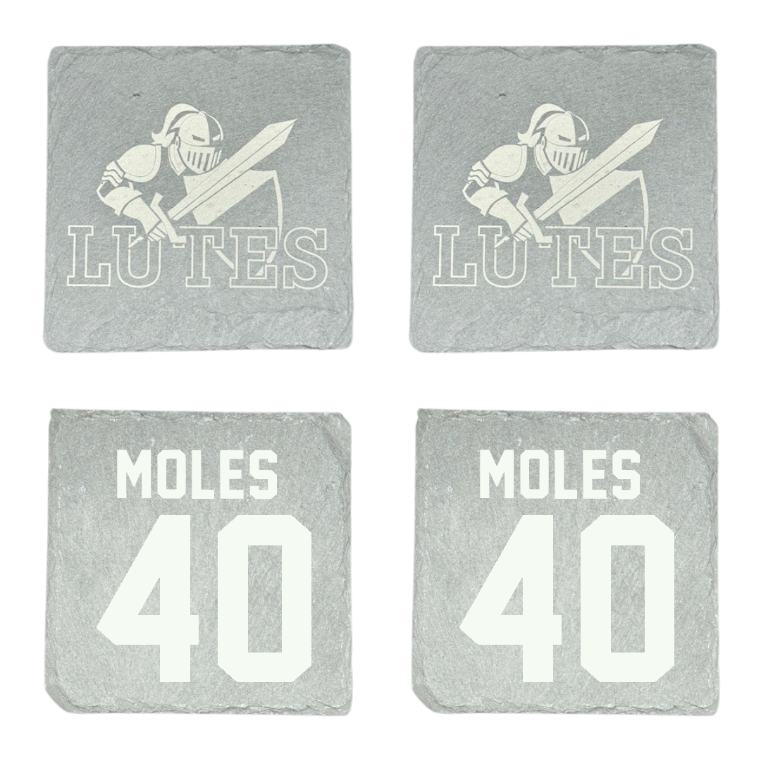 Pacific Lutheran University Basketball Stone Coaster (4 Pack)  - #40 Madison Moles