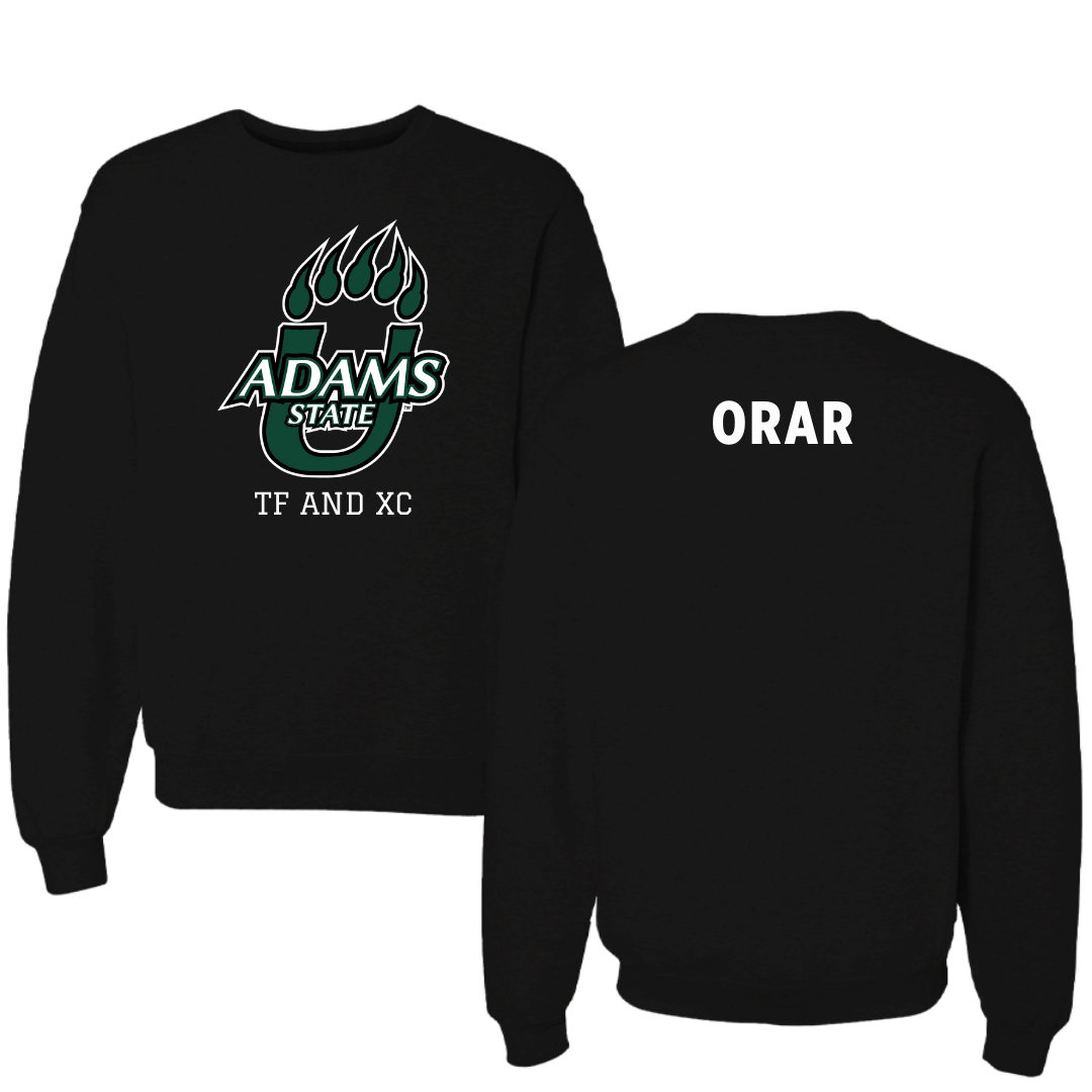 Adams State University TF and XC Black State Crewneck - Aron Orar