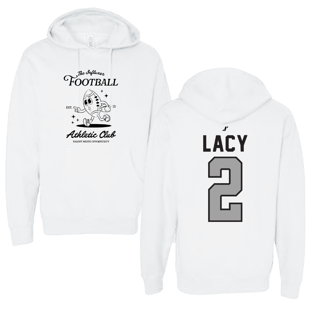 Football White Influxer Athletic Club Hoodie - #2 Kennieth Lacy