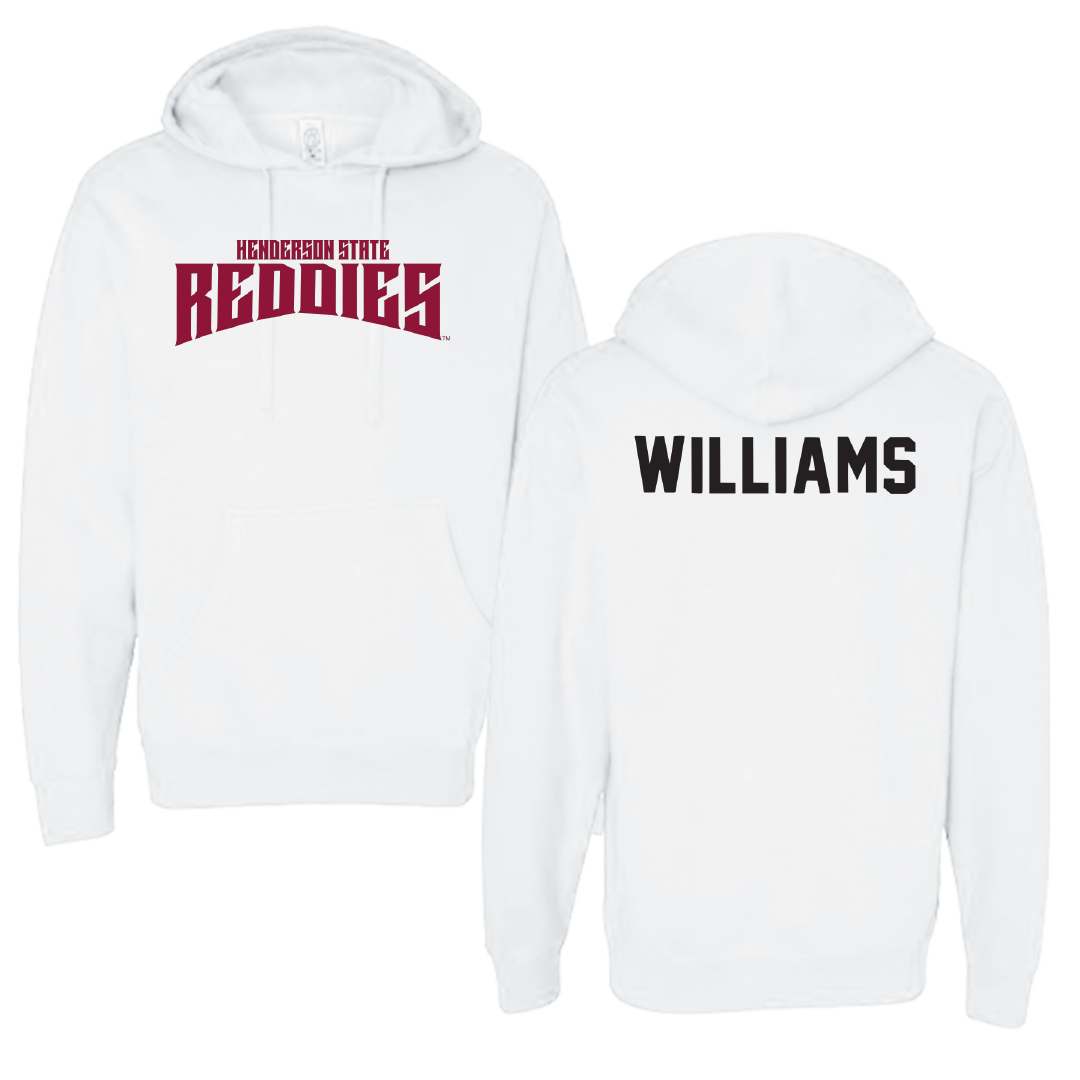 Henderson State University POM White Classic Hoodie - Hillary Williams