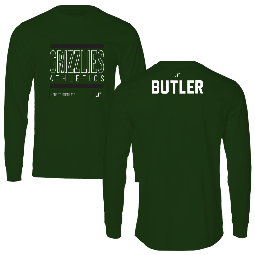 Adams State University Golf Forest Green Dominate Performance Long Sleeve - Taylor Butler