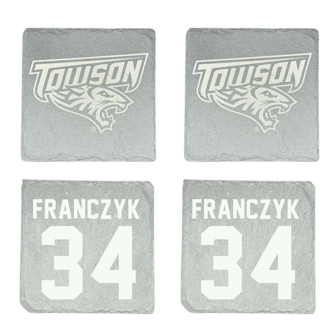 Towson University Softball Stone Coaster (4 Pack)  - #34 Grace Franczyk