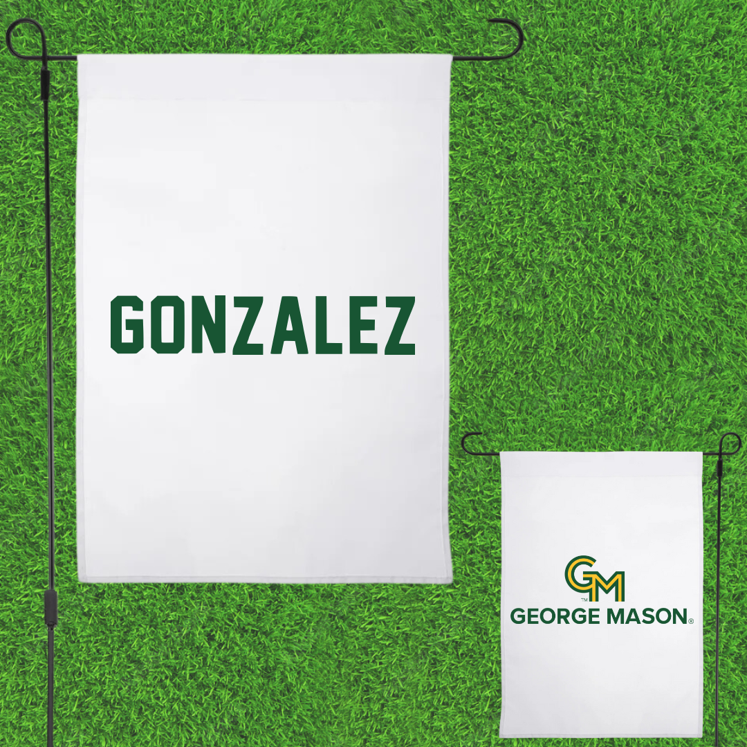 George Mason University Rowing White Garden Flag - Gabriella Gonzalez