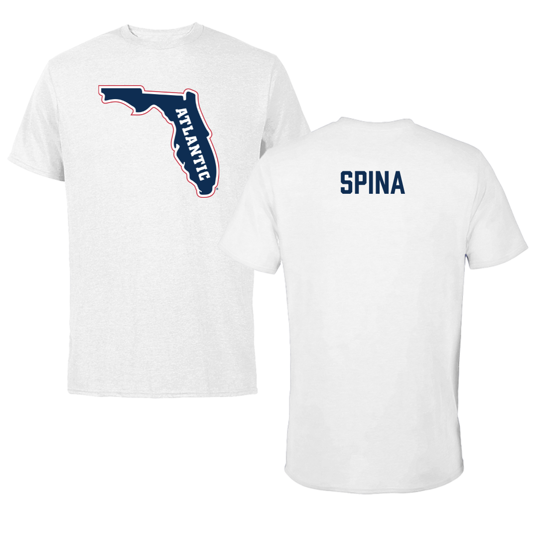 Florida Atlantic University Dance White Tee - Jenna Spina