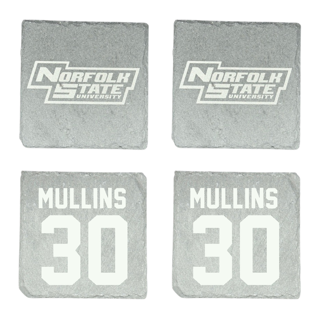 Norfolk State University Basketball Stone Coaster (4 Pack)  - #30 Paris Mullins